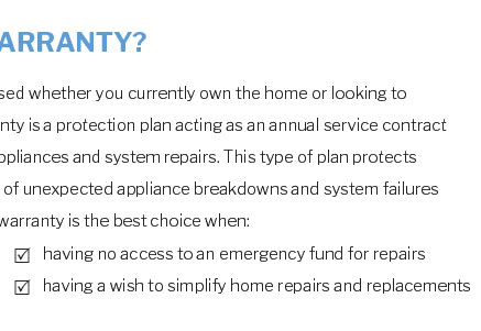 appliance warranty mount prospect